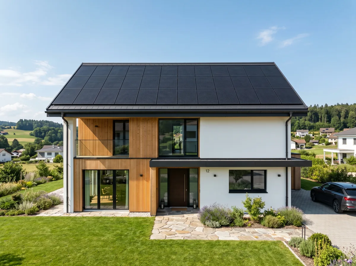Beispiel-Anlage Variante D: Neubau, Indachanlage