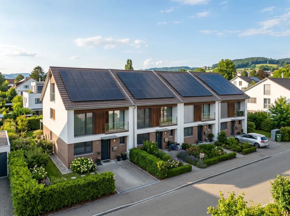 Beispiel-Anlage Variante C: Reihenhaus, Mit Speicher